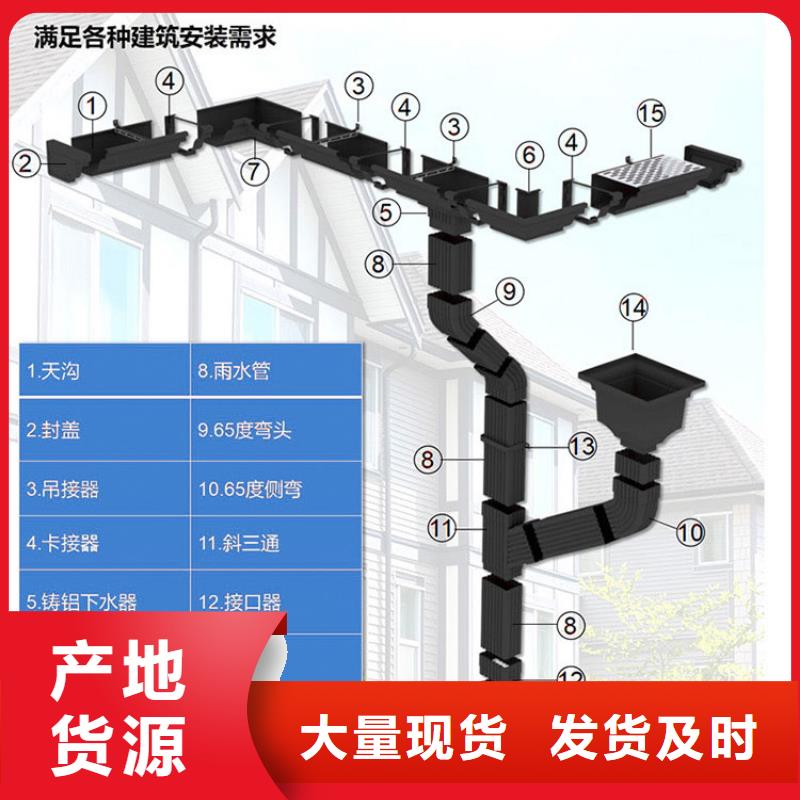 铝合金落水管巧用原料