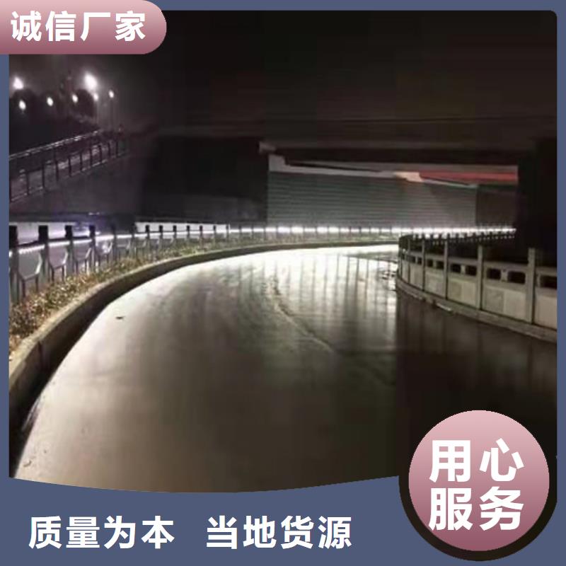 不锈钢桥梁防撞护栏河道景观灯光护栏立柱桥梁防撞护栏工厂自营