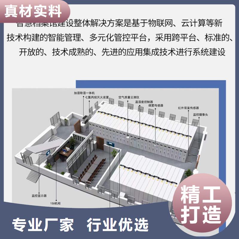 手摇密集柜_会计凭证柜现货实拍